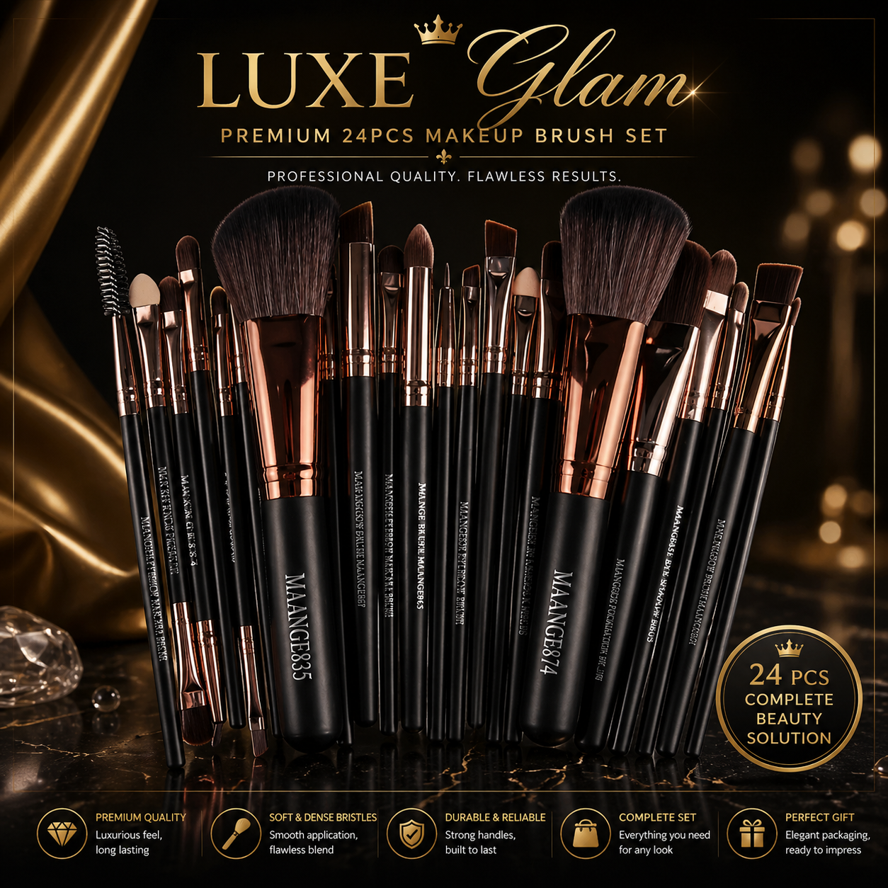 3/13/22pcs Professional Makeup Brushes Tools Set Make Up Brush Tools Kits for Eyeshadow Eyeliner Cosmetics Brushes Maquiagem