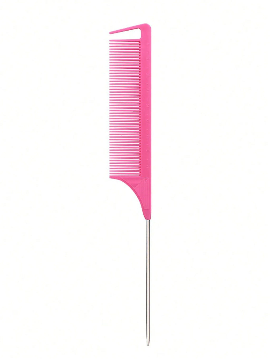 1pc Professional Pointed Tail Hair Comb Salon Cut Comb Styling Stainless Steel Spiked Salon Hair Care Hairdresser Styling Tool