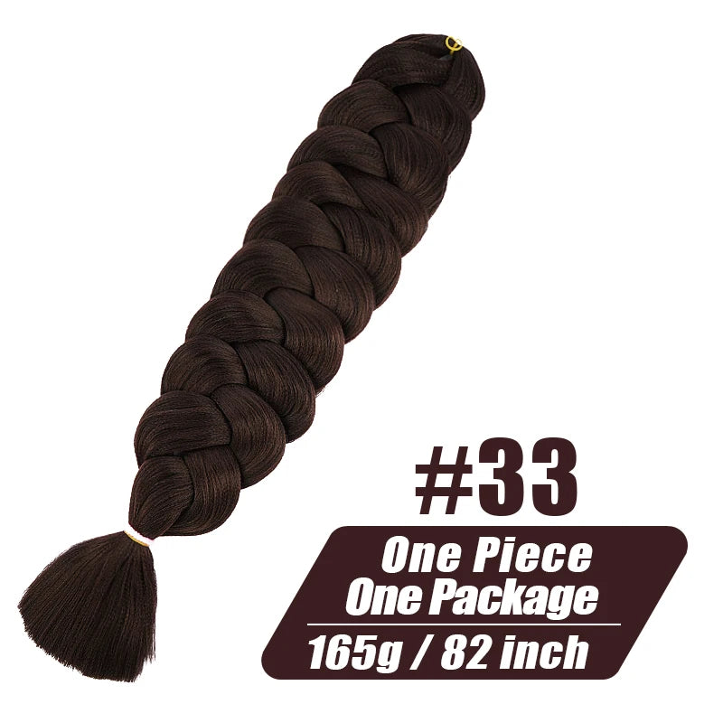 82 Inch XP Crochet Jumbo Braiding Hair