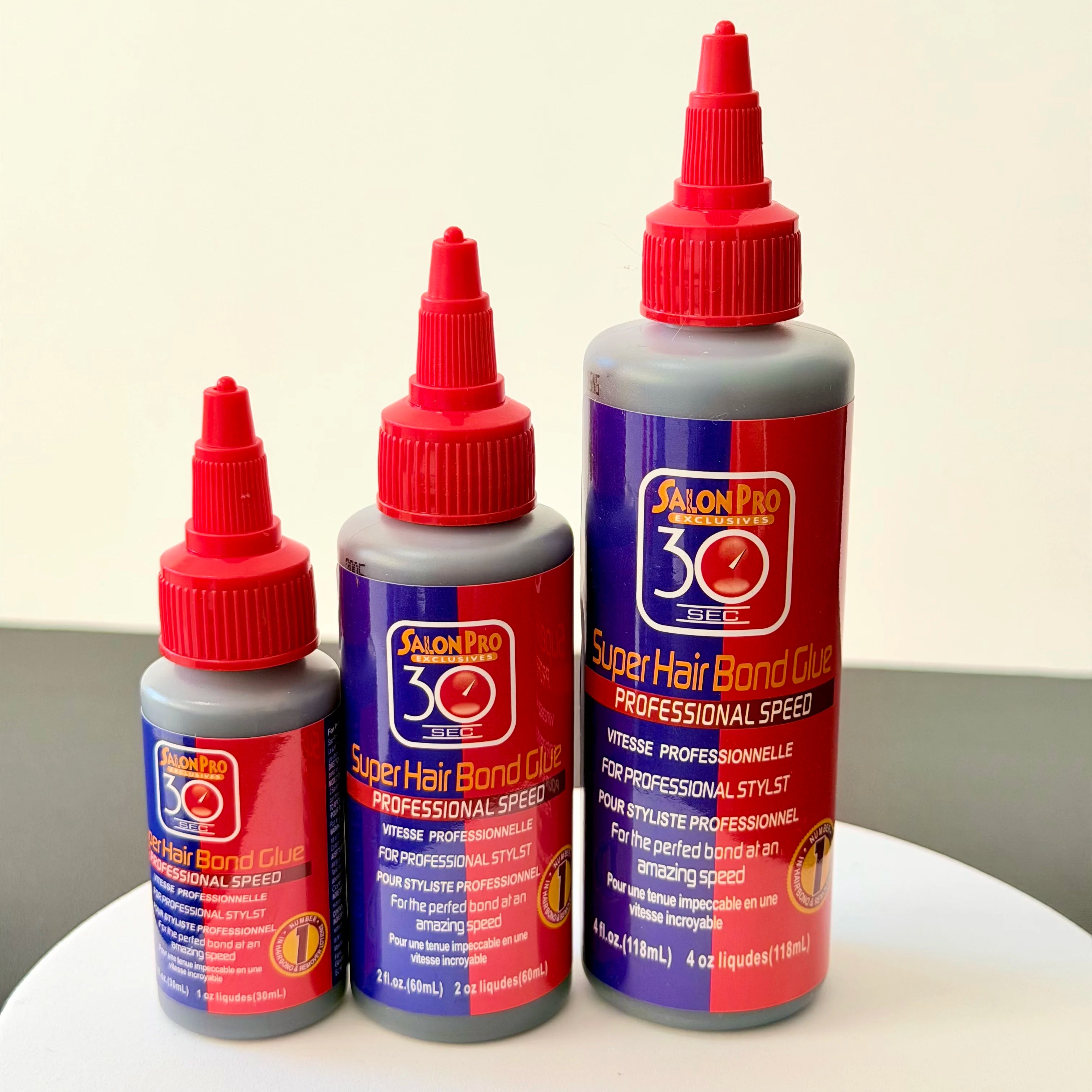 Super Hair Bond Glue Salon Pro  1oz/30ml 2oz/60ml 4oz/118ml for Hair Extension