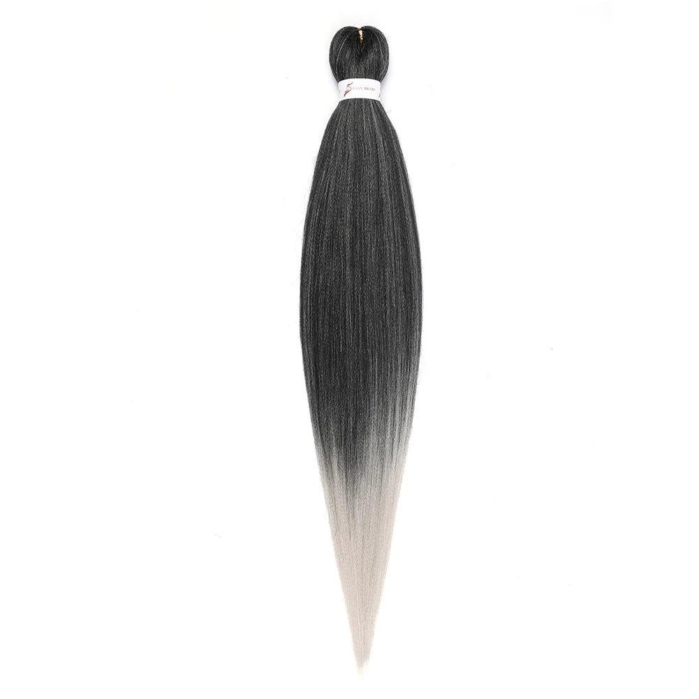 Pre-stretched Synthetic Braiding Hair Ombre