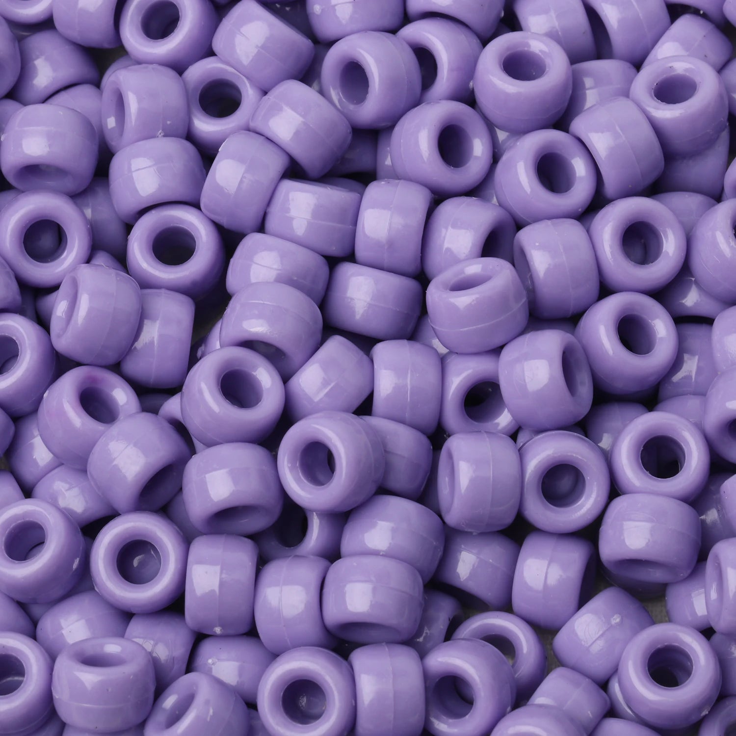 100pcs Pony Beads Big Hole Acyrlic Hair Beads HandCraft For Jewelry Making DIY Bracelets Necklace Gift Accessories