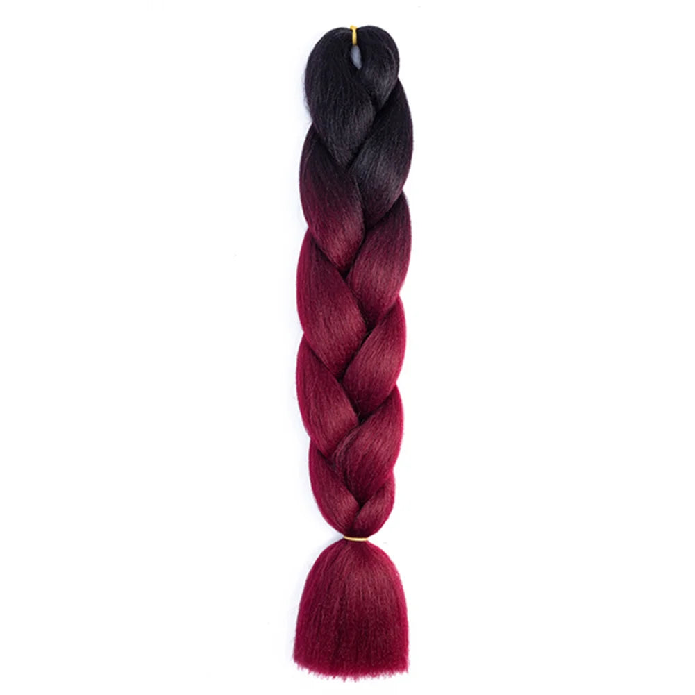 24 Inches Ombre Jumbo Braiding Hair Synthetic