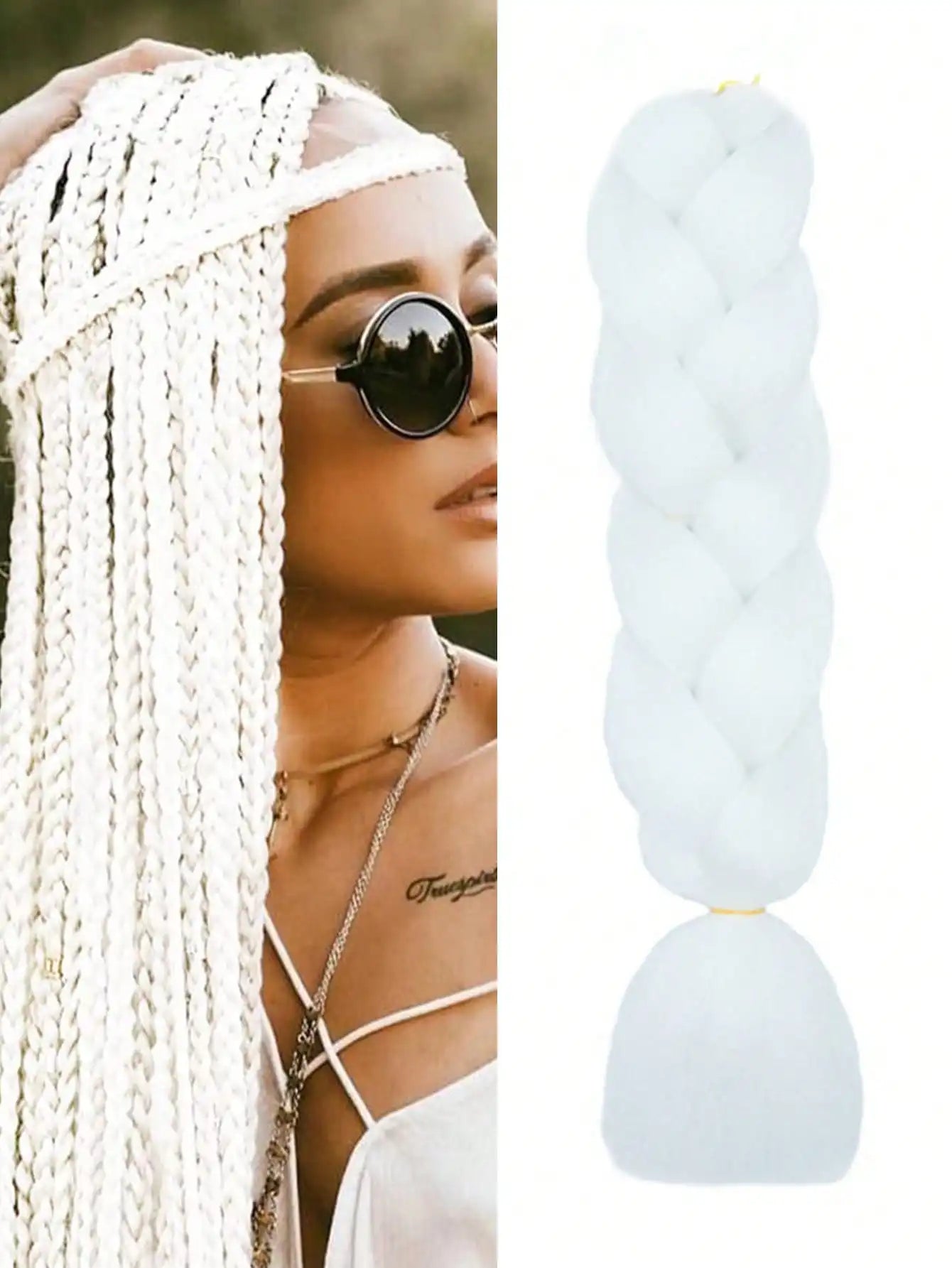 24 Inches Ombre Jumbo Braiding Hair Synthetic