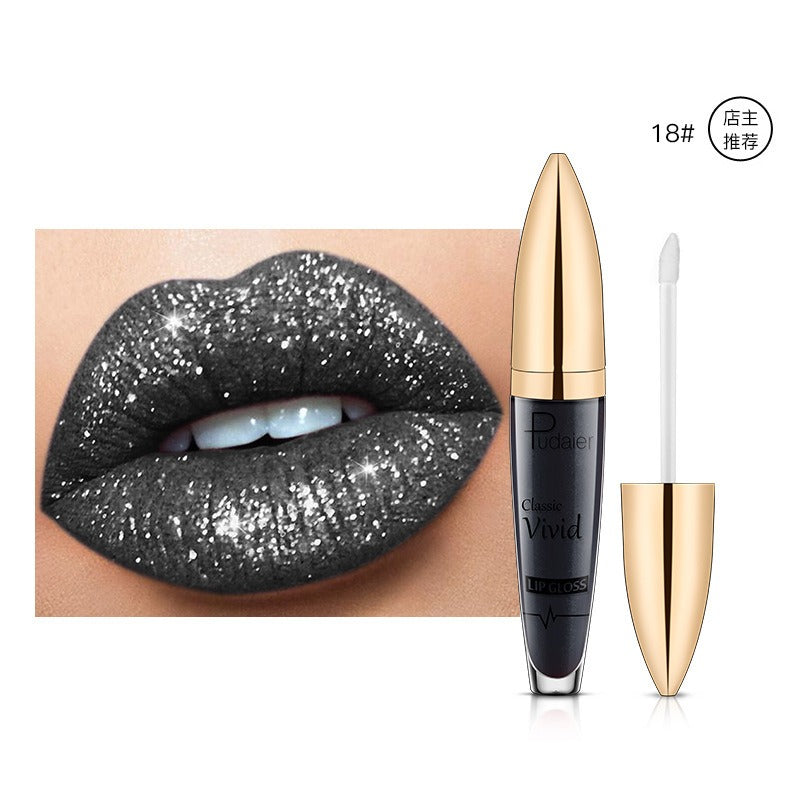 18 Colors Diamond Matte Glitter Liquid Lipstick