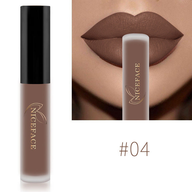 NICEFACE Lip Gloss 26 Colors Waterproof Long Lasting Moisturizing Lip Gloss