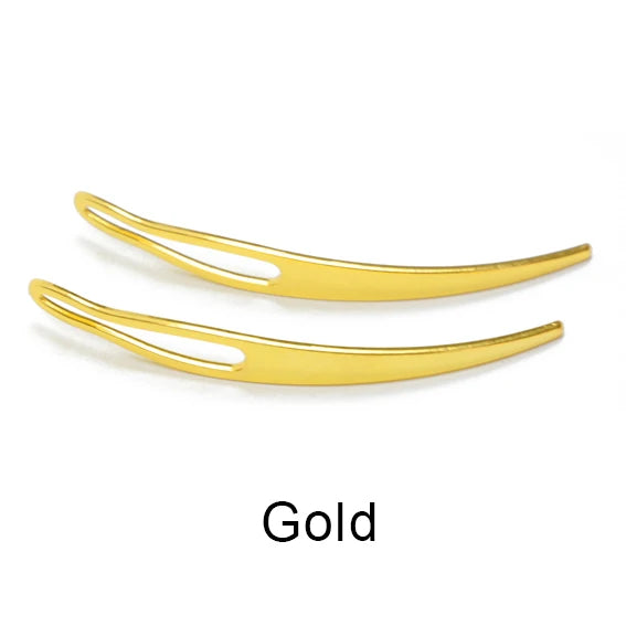 2 Pcs Loc Interlocking Needles Crochet Wig Needle Curved Hair Needle for Making Wigs Hair Interlocking Tools