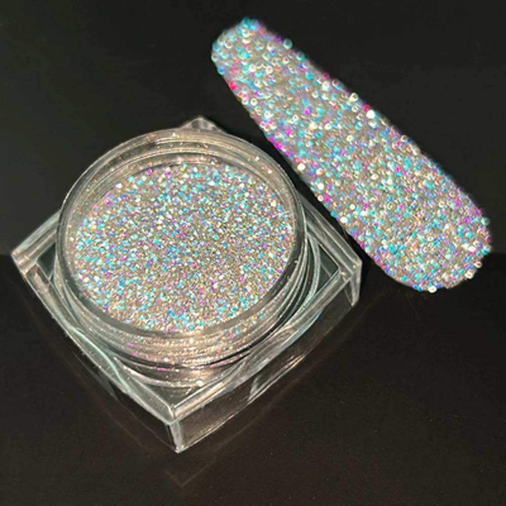 Jars Aurora Nail Powder Pearl Nail Glitter Neon Shimmer Nails Chrome Powder Dipping Powder Decoration Aurora Manicure Pigment