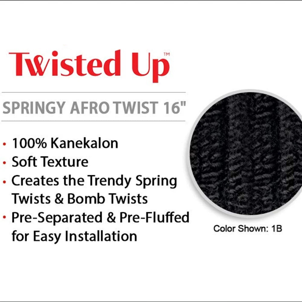 3X Afro Twist Synthetic Braid 16/24inch