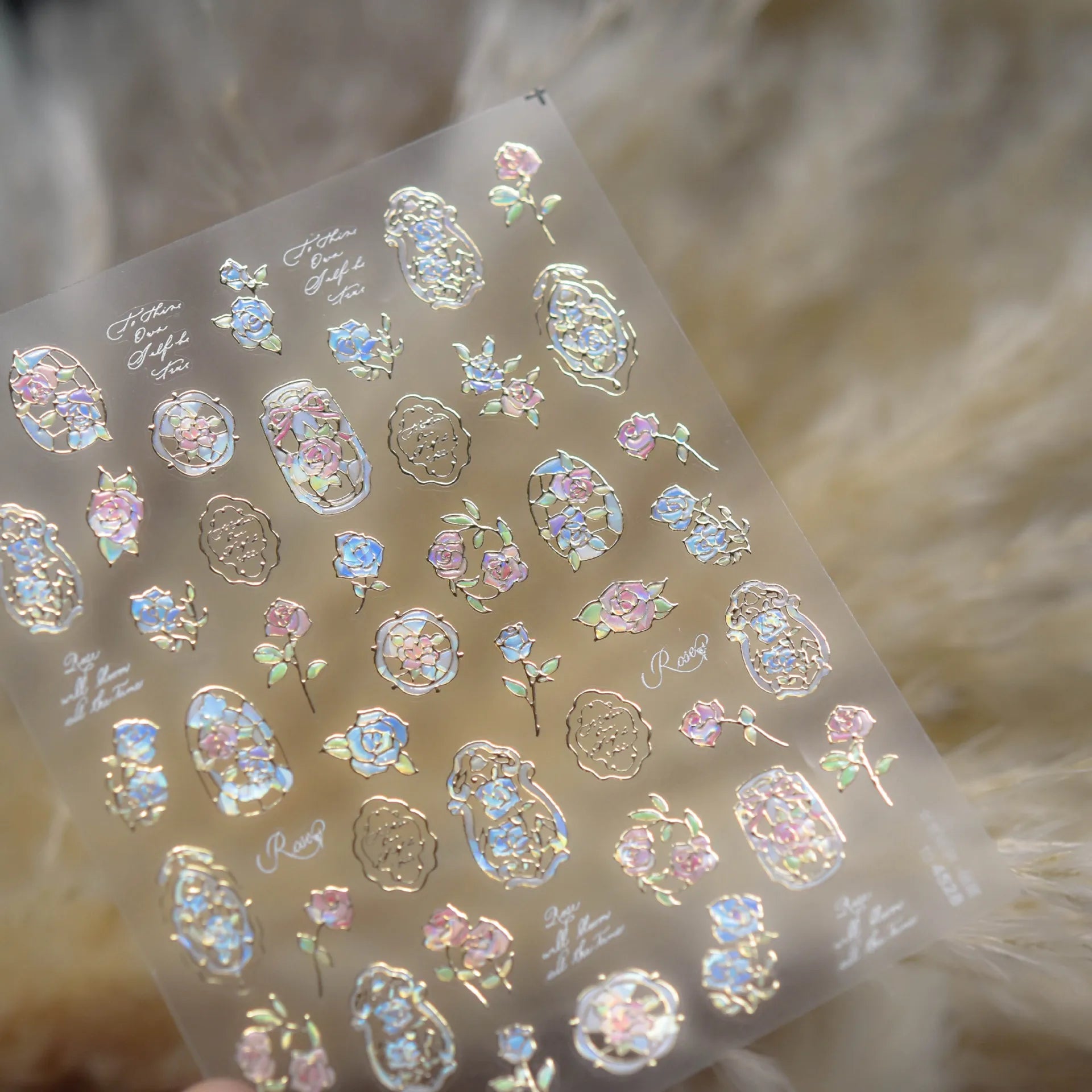 1Sheet 5D Soft Embossed Relief Nail Stickers Cute Daisies Self Adhesive Slider Stickers Press On Nails DIY Japanese Nail Art Dec