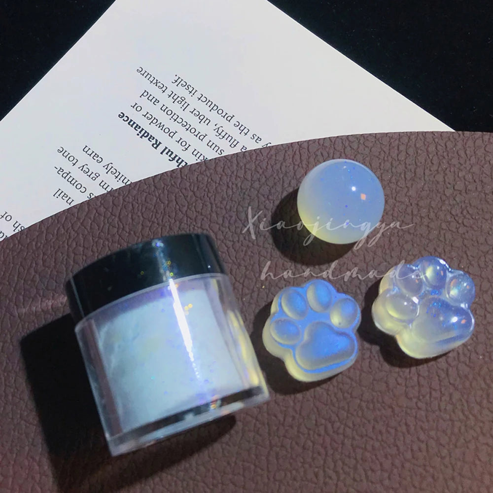 Jars Aurora Nail Powder Pearl Nail Glitter Neon Shimmer Nails Chrome Powder Dipping Powder Decoration Aurora Manicure Pigment