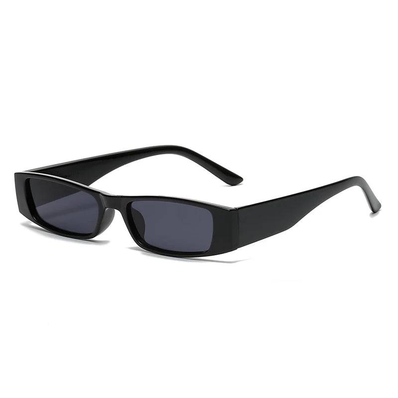 Fashion Narrow Frame Rectangle Sunglasses Women Brand Designer Black Sun Glasses For Female Trend Glasees Ladies UV400