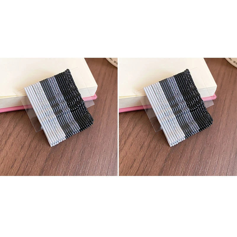 50pcs 100pcs 200 Pcs Black Hair Clips Set For Women Bobby Pins Invisible Wave Curly Side Hairgrip Hairstyle Accessories B