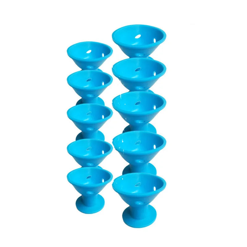 Heatless Hair Curlers Set: 10 Pieces Including Large and Small Soft Overnight Rollers for Women Lazy Curling Rods