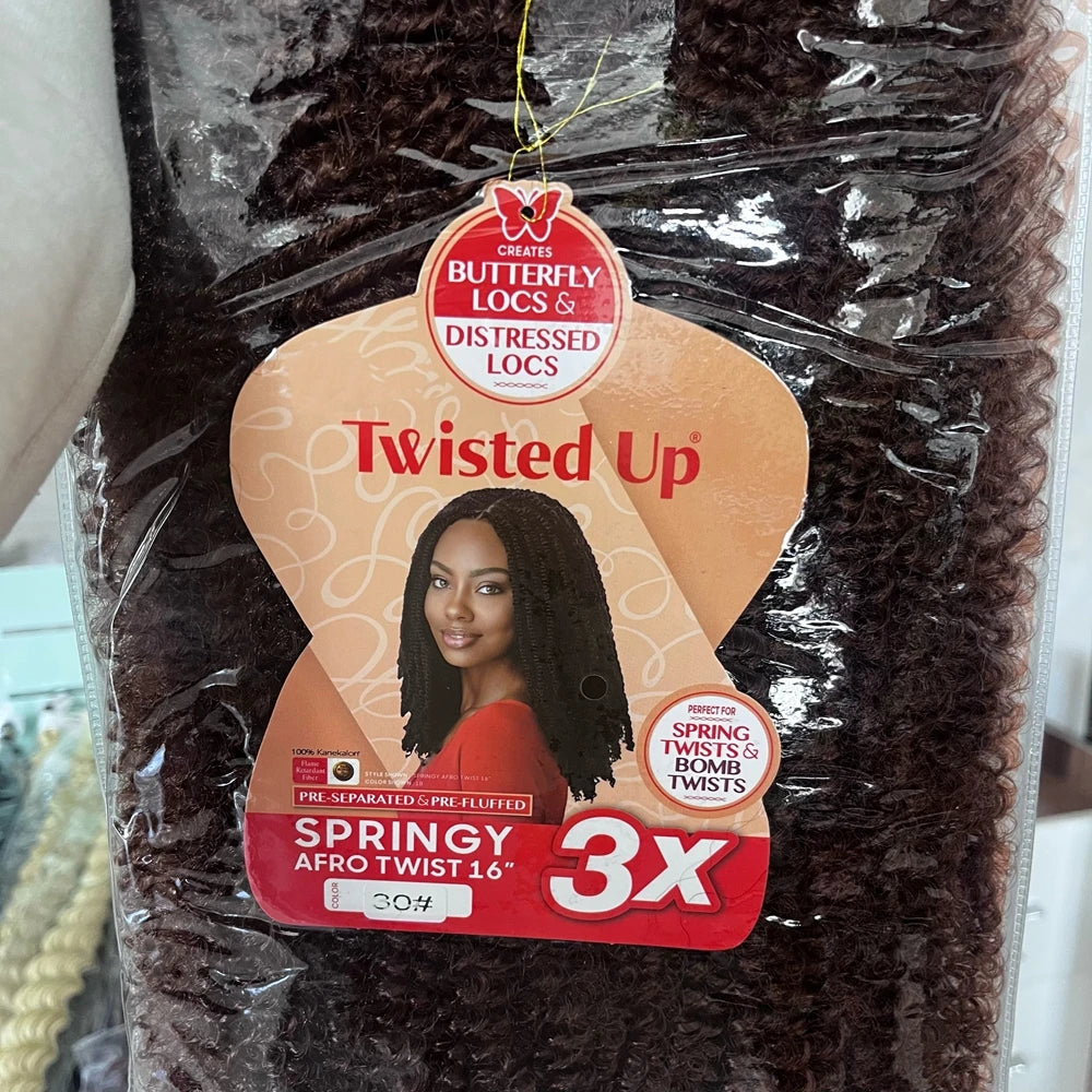 3X Afro Twist Synthetic Braid 16/24inch
