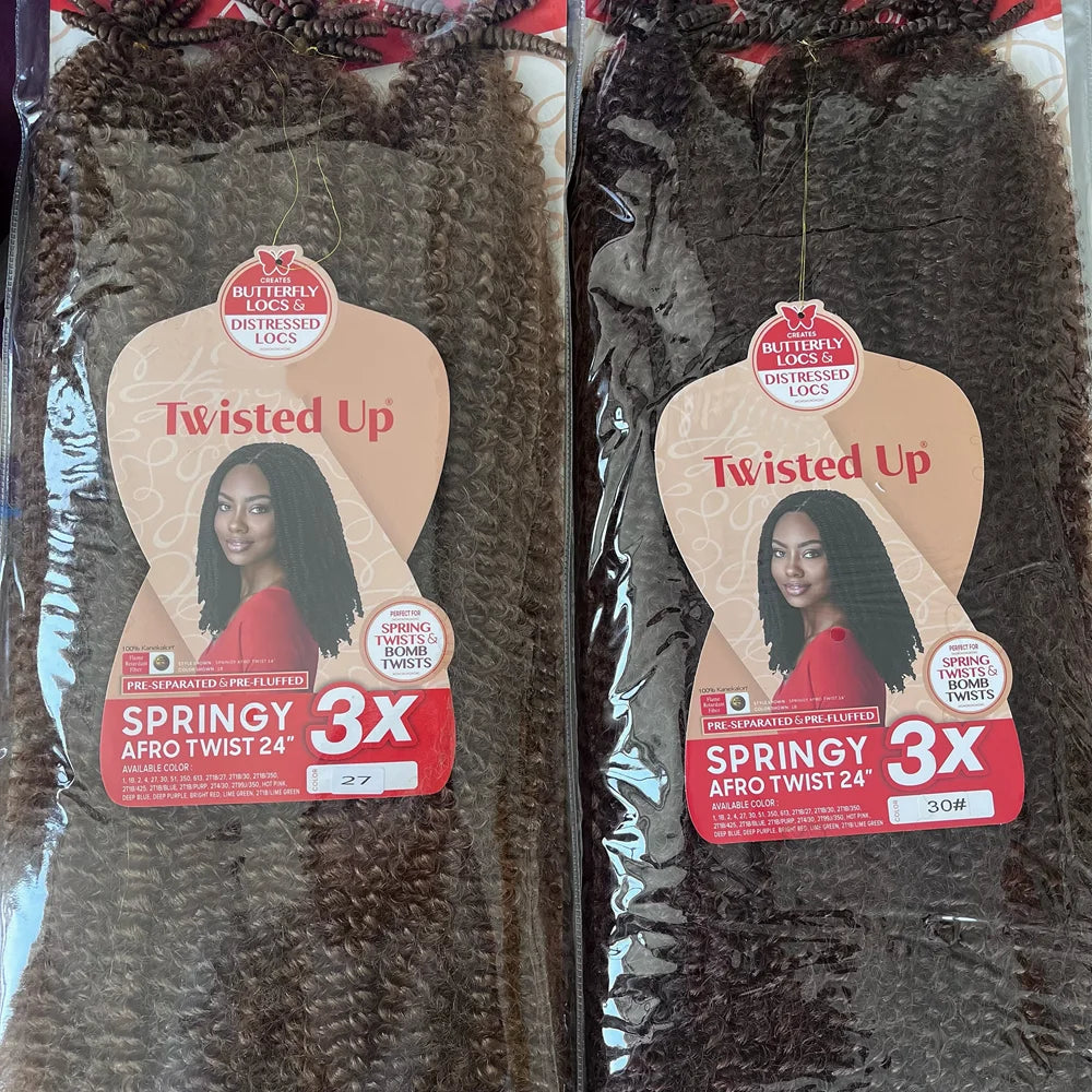 3X Afro Twist Synthetic Braid 16/24inch