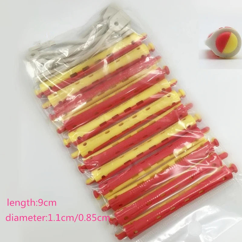 12pcs Heatless Hair Curler No Heat Hair Rollers Soft Curling Rod Pull Core Lazy Curls Flexi Rods Wave Formers Hair Styling Tools
