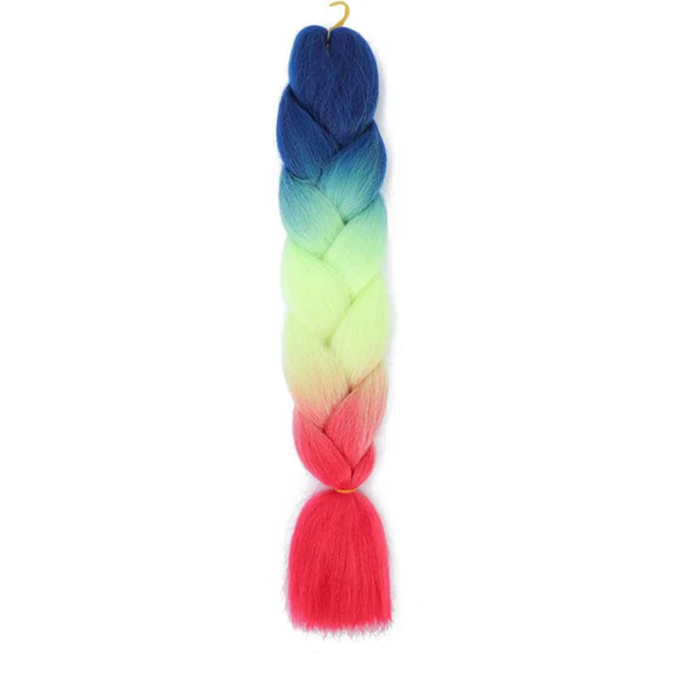 24 Inches Ombre Jumbo Braiding Hair Synthetic
