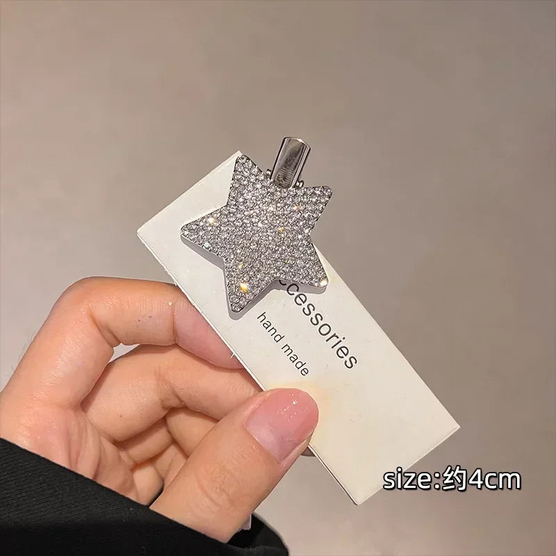 Sliver Hair Root Fluffy Clips Women Simple Metal Hair Fixed Clips Hairdressing Section Clips Barber Salon Hair Cut Styling Tools