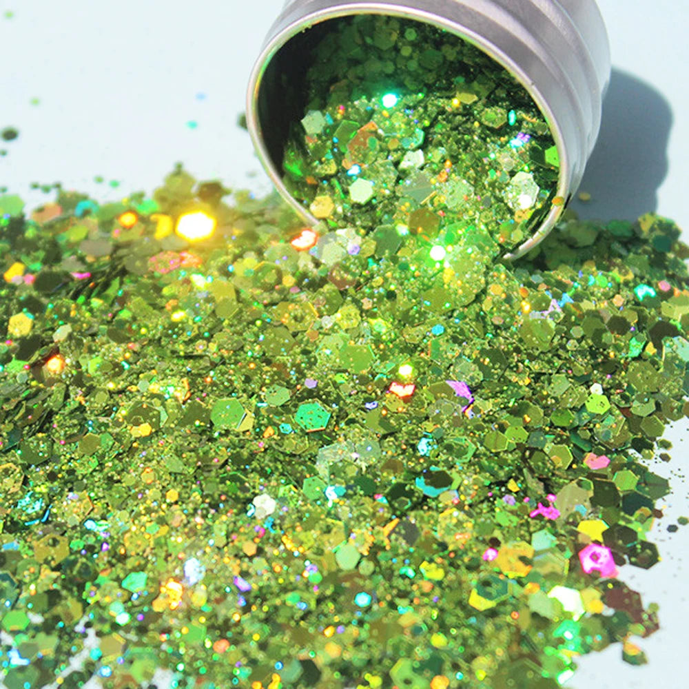Jars Aurora Nail Powder Pearl Nail Glitter Neon Shimmer Nails Chrome Powder Dipping Powder Decoration Aurora Manicure Pigment