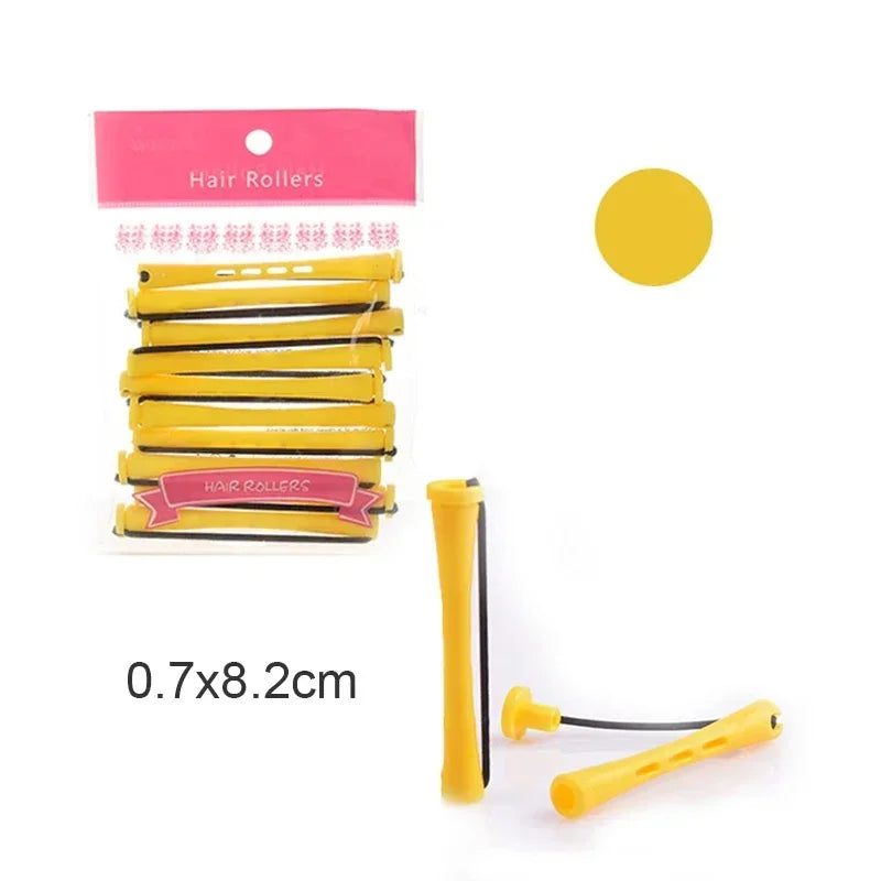 10pcs Hair Curlers Perm Rods Sets Short Cold Wave Rods Hair Curler Heatless Perming Rods Hair Curling Rollers Curling Hair Tools