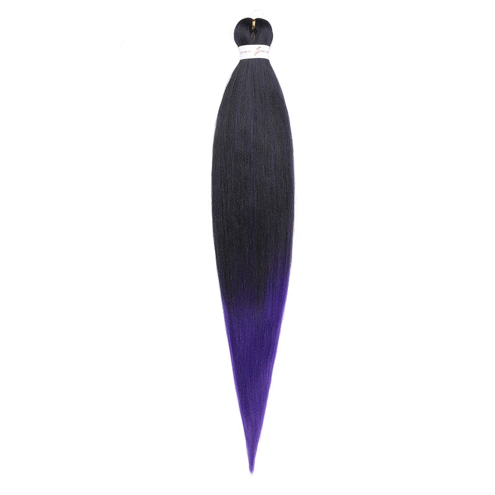 Pre-stretched Synthetic Braiding Hair Ombre