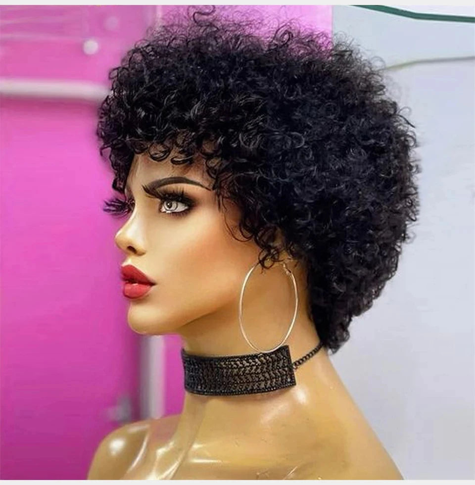 Large Bouncy Afro Kinky Curly Wigs
