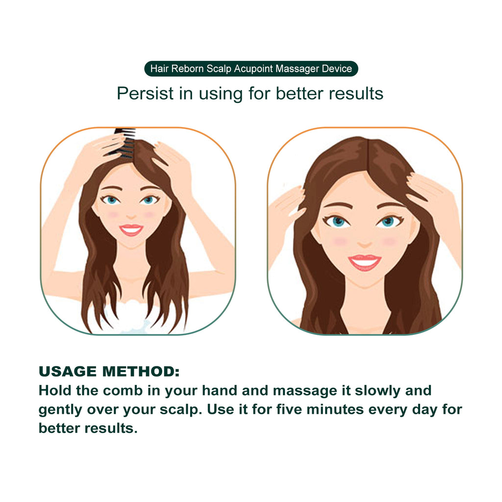 Hair Massage Brush Scalp Massage Moisturizing Hair Roots Anti-Loss Hair Conditioner Hair Volumizing Brush
