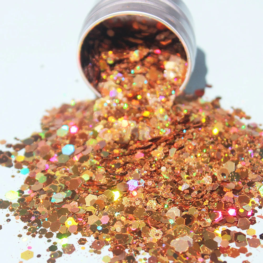 Jars Aurora Nail Powder Pearl Nail Glitter Neon Shimmer Nails Chrome Powder Dipping Powder Decoration Aurora Manicure Pigment