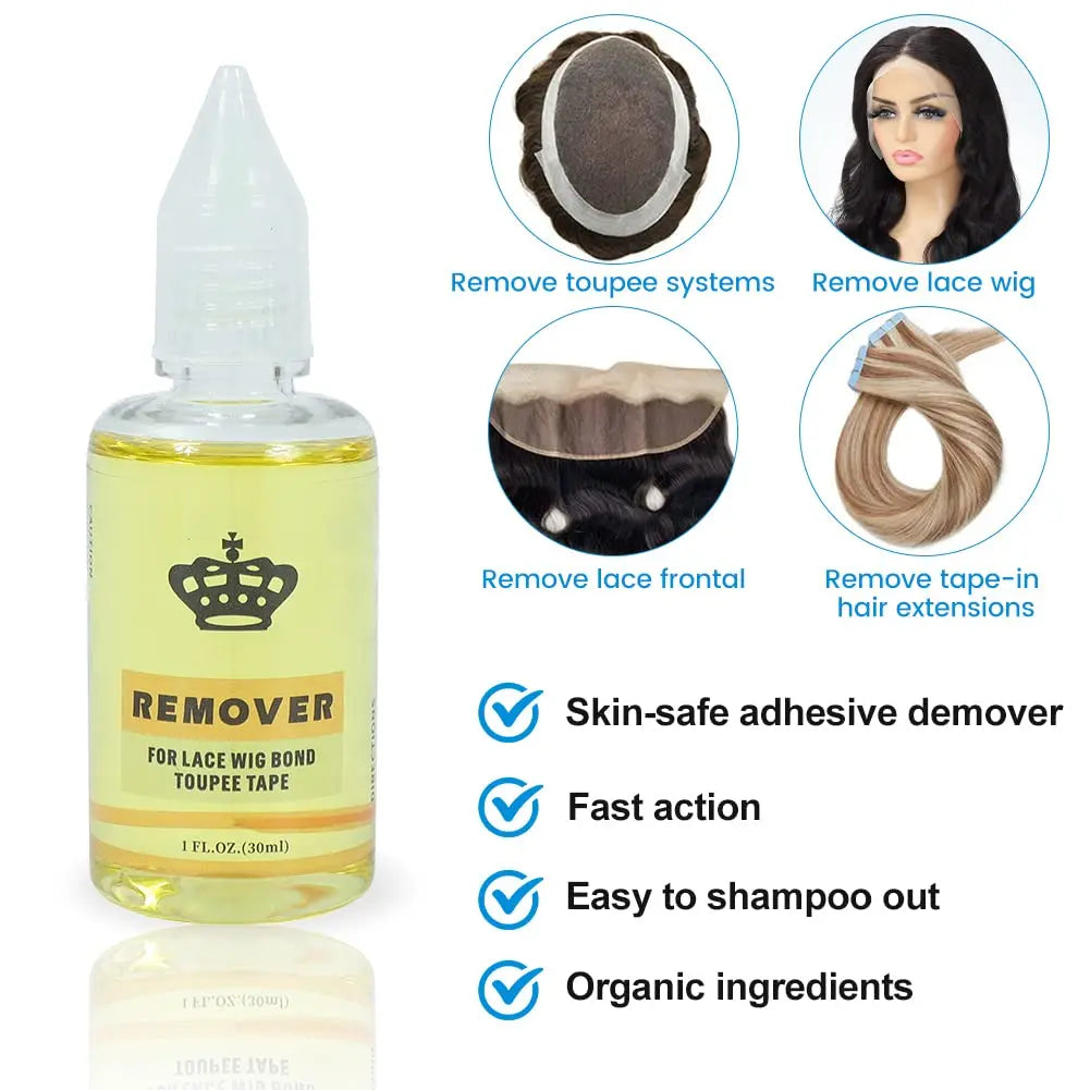 Wig Glue With Remover Super Lace Glue For Lace Wigs/Toupee/Closure Hair Glue Remover Wig Installation Kit