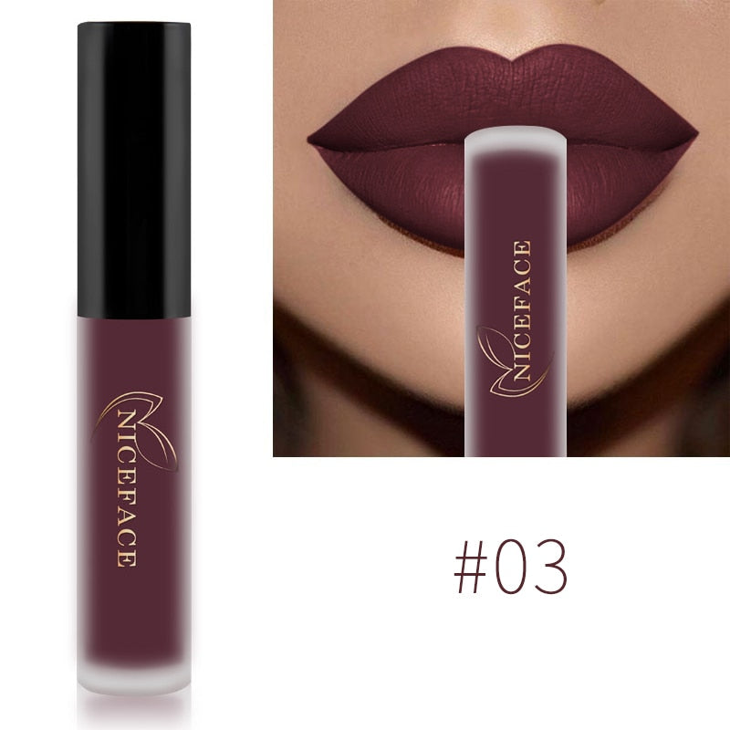 NICEFACE Lip Gloss 26 Colors Waterproof Long Lasting Moisturizing Lip Gloss