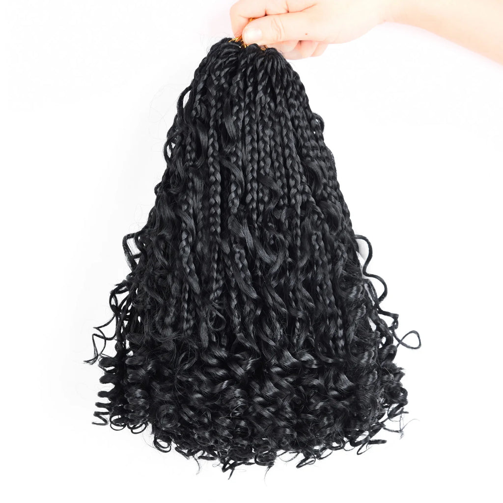 10 Inch Goddess Braids Crochet Hair