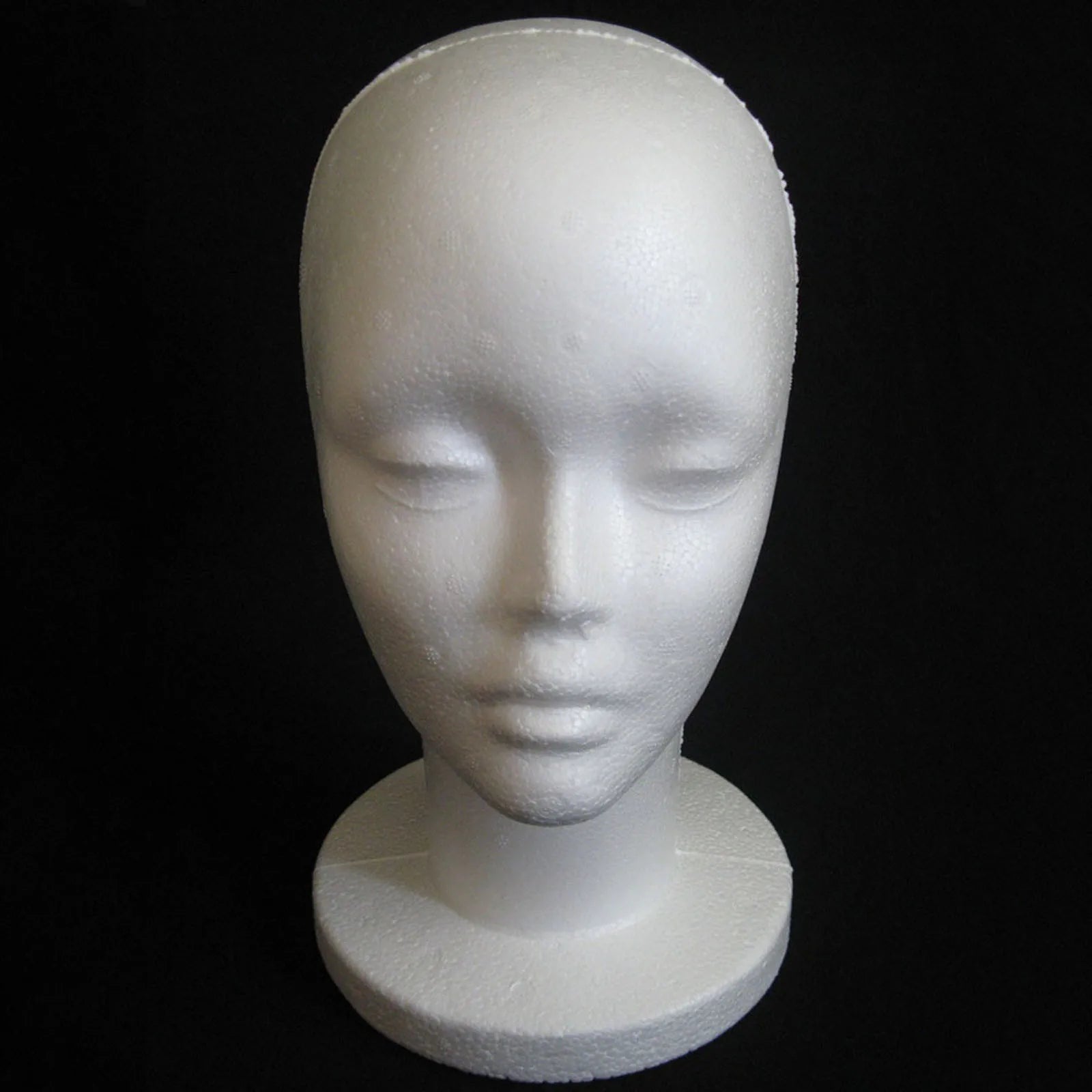 1pc Female Styrofoam Mannequin Manikin Head Model Foam Wig Hair Glasses Display