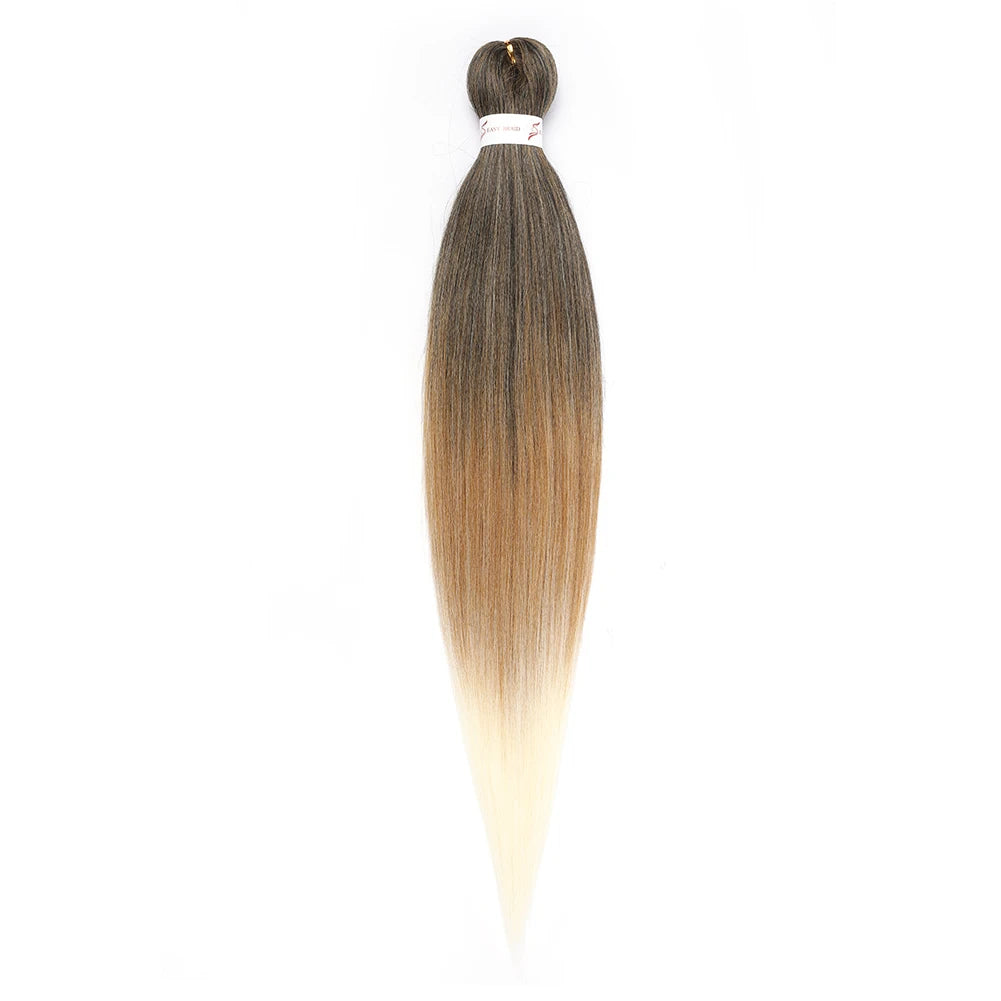 Pre-stretched Synthetic Braiding Hair Ombre