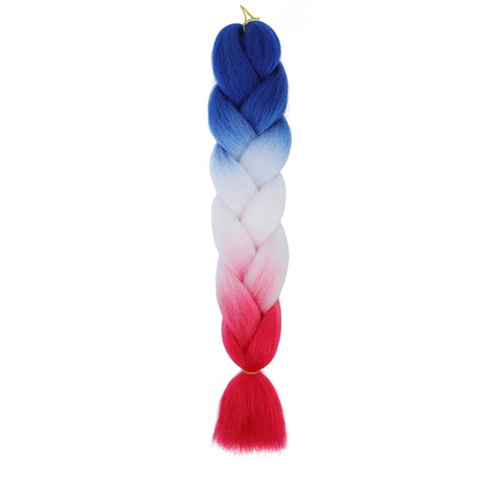 24 Inches Ombre Jumbo Braiding Hair Synthetic