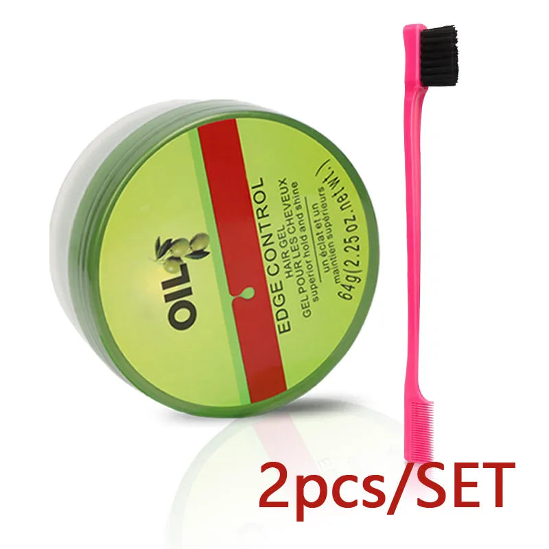 Olive Oil Edge Control Gel Lay Your Edges Down Hair Gel Smoothing Natural Curly Hair Edges Control Gel Silky Smooth Edges Pomade