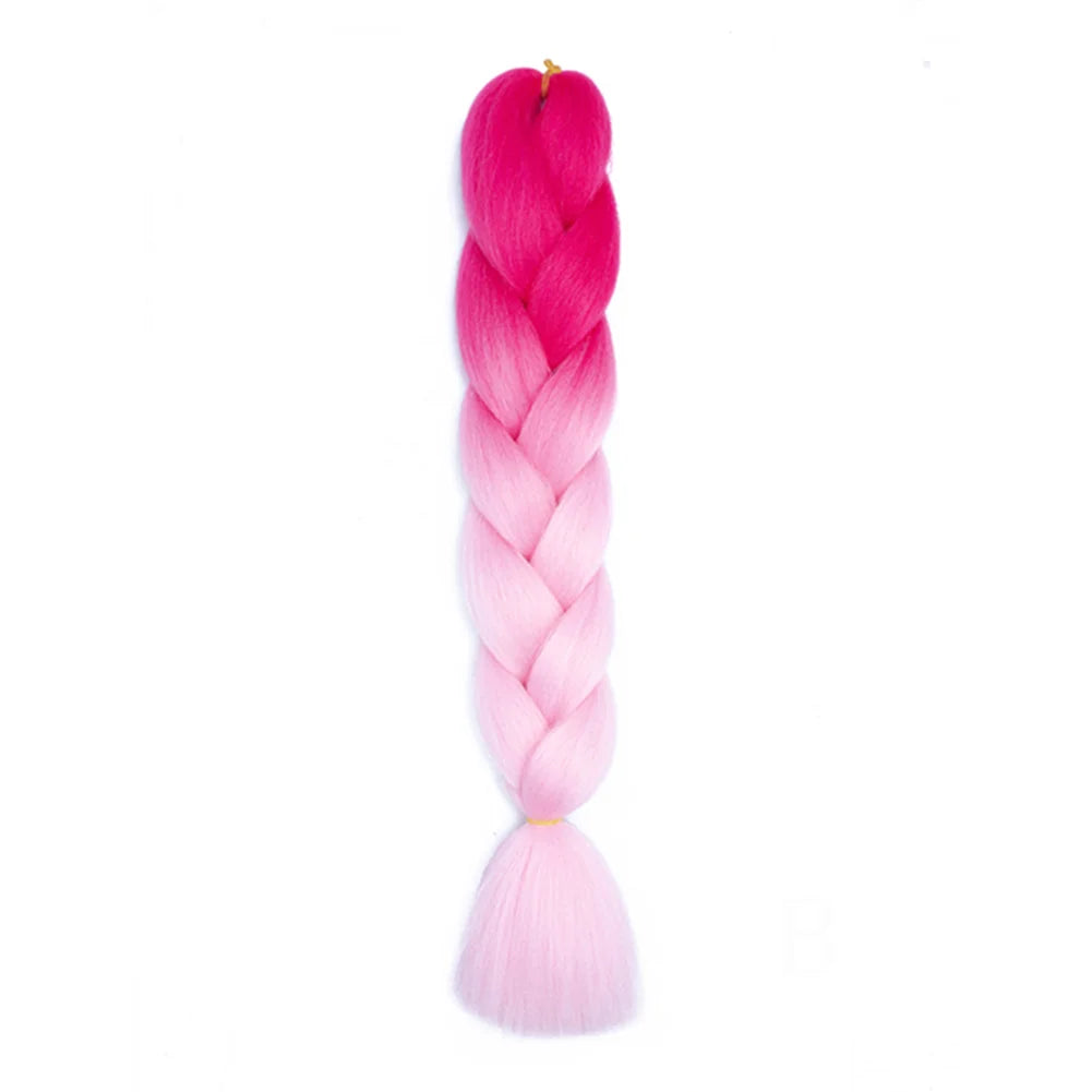 24 Inches Ombre Jumbo Braiding Hair Synthetic