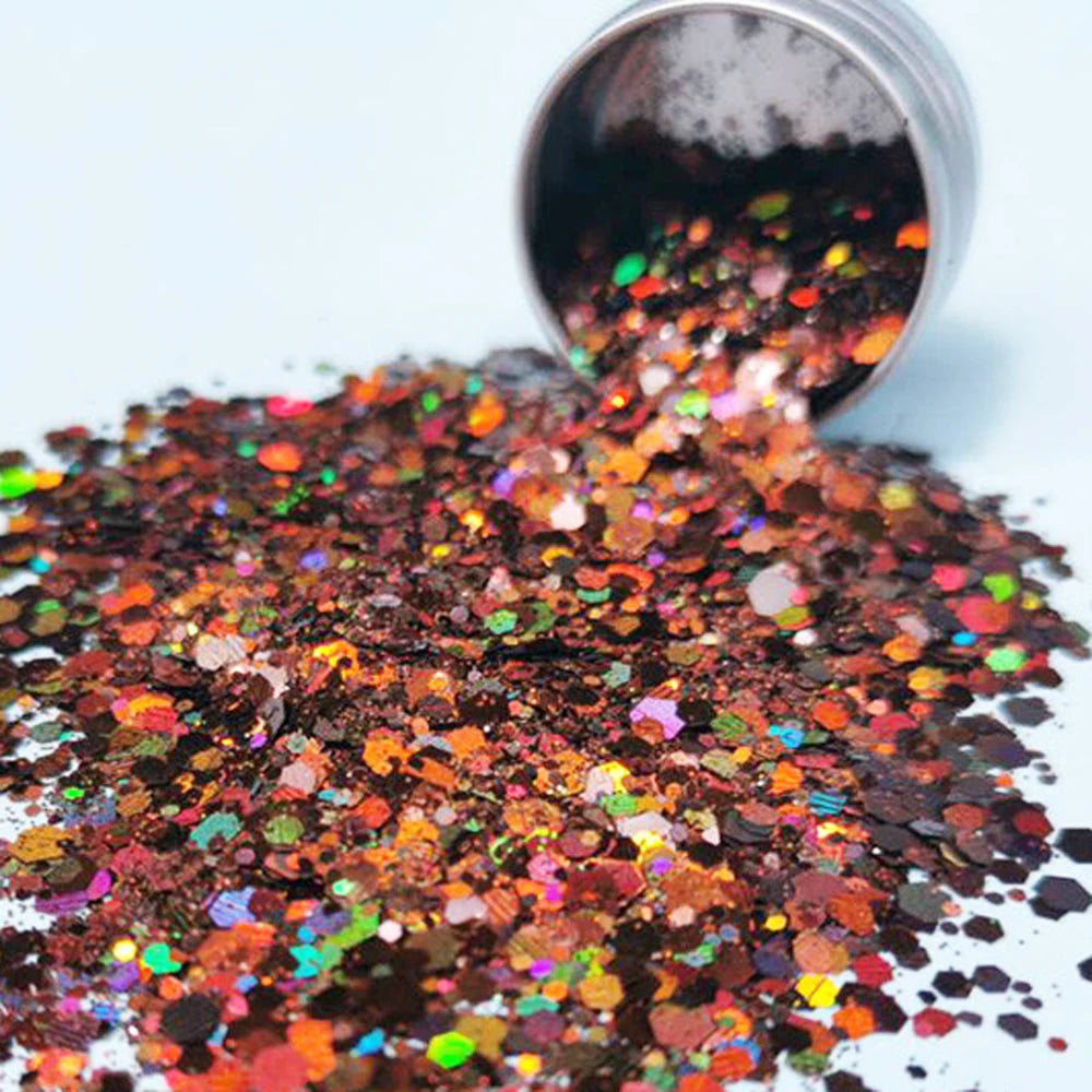 Jars Aurora Nail Powder Pearl Nail Glitter Neon Shimmer Nails Chrome Powder Dipping Powder Decoration Aurora Manicure Pigment