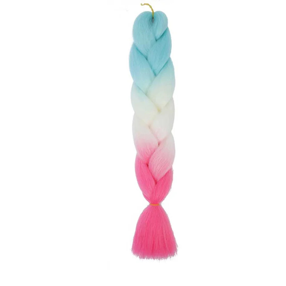 24 Inches Ombre Jumbo Braiding Hair Synthetic