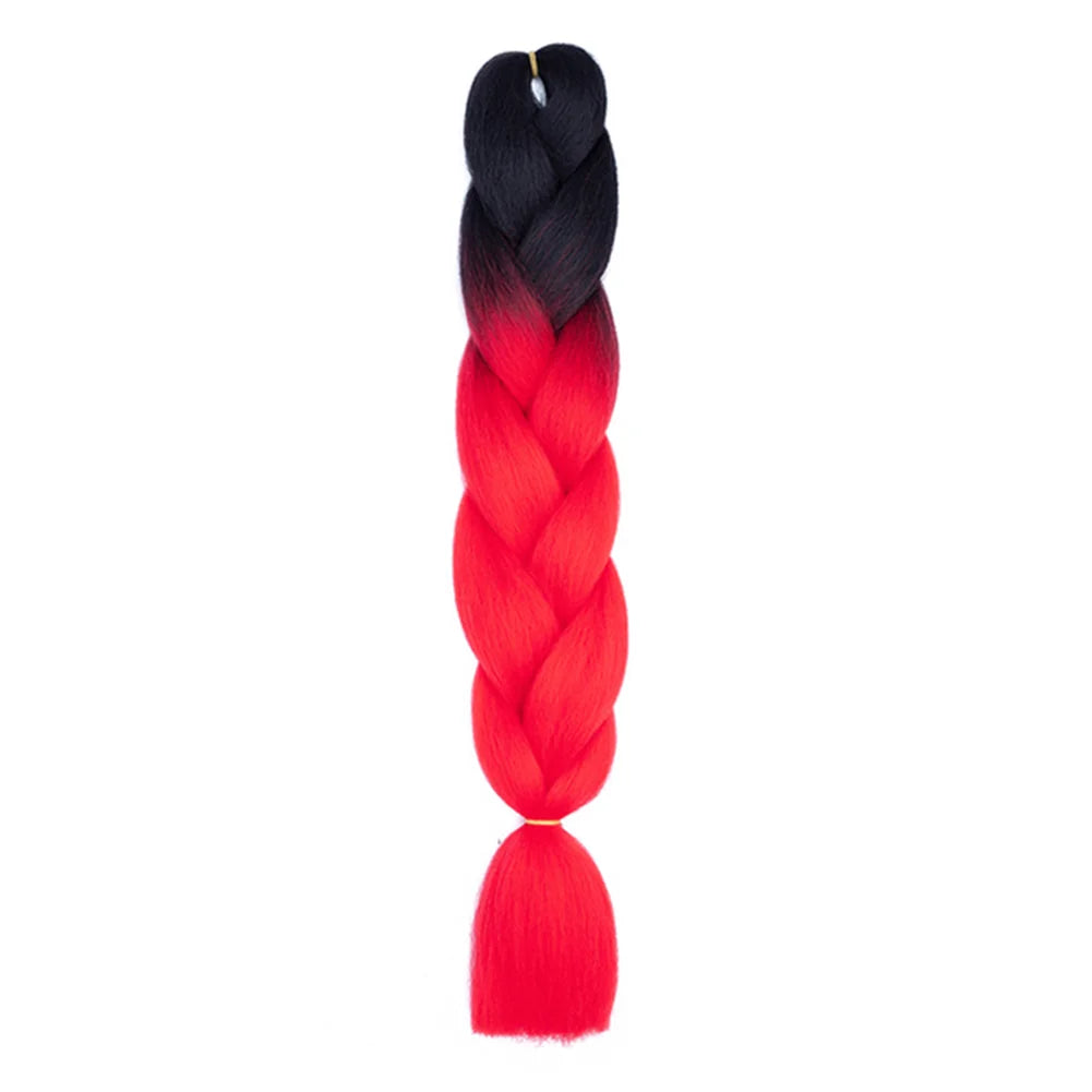 24 Inches Ombre Jumbo Braiding Hair Synthetic