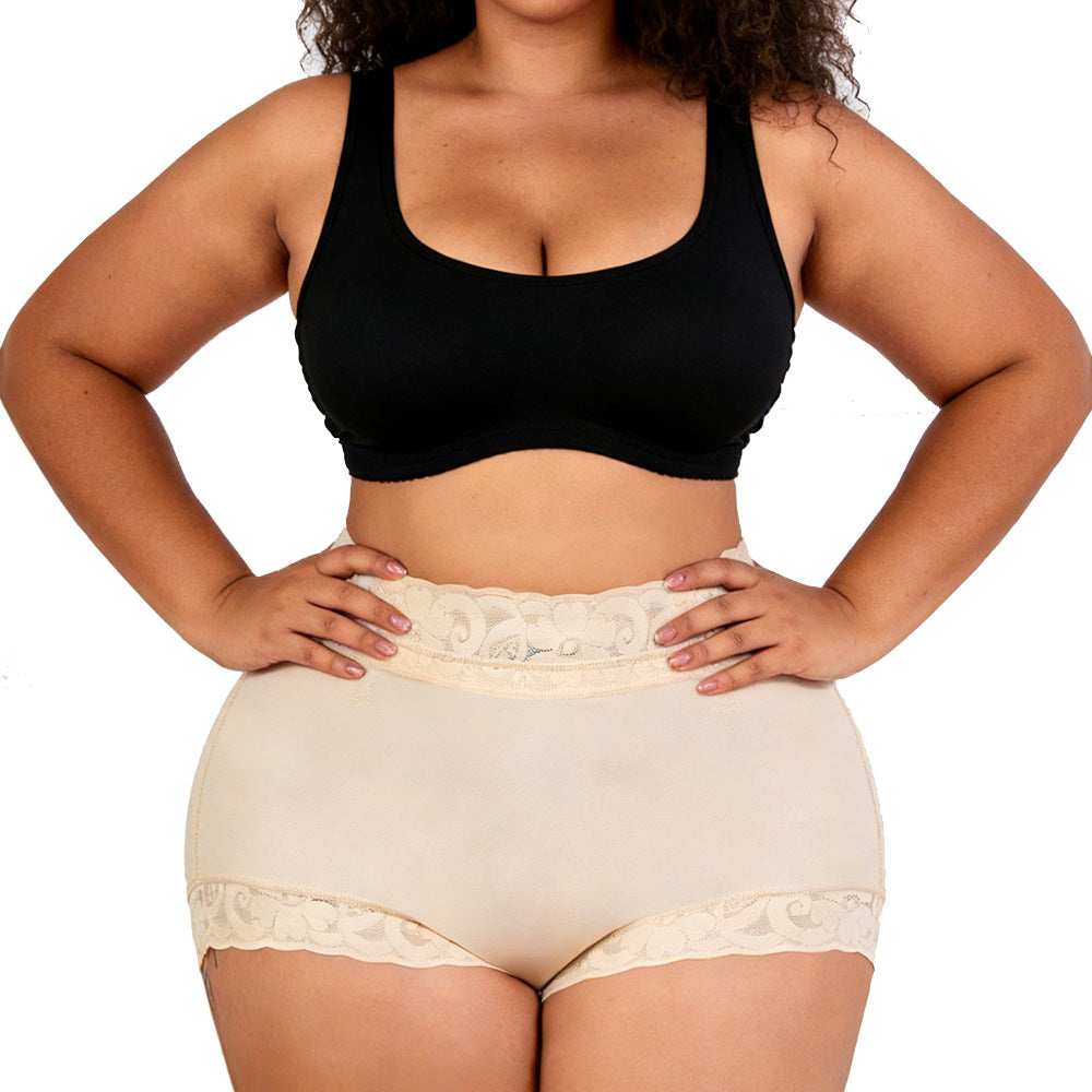 Mid waist, hip lifting, waist cinching, abdominal pants, body shaping, tight fitting, hip lifting, triangular shaping underwear for women