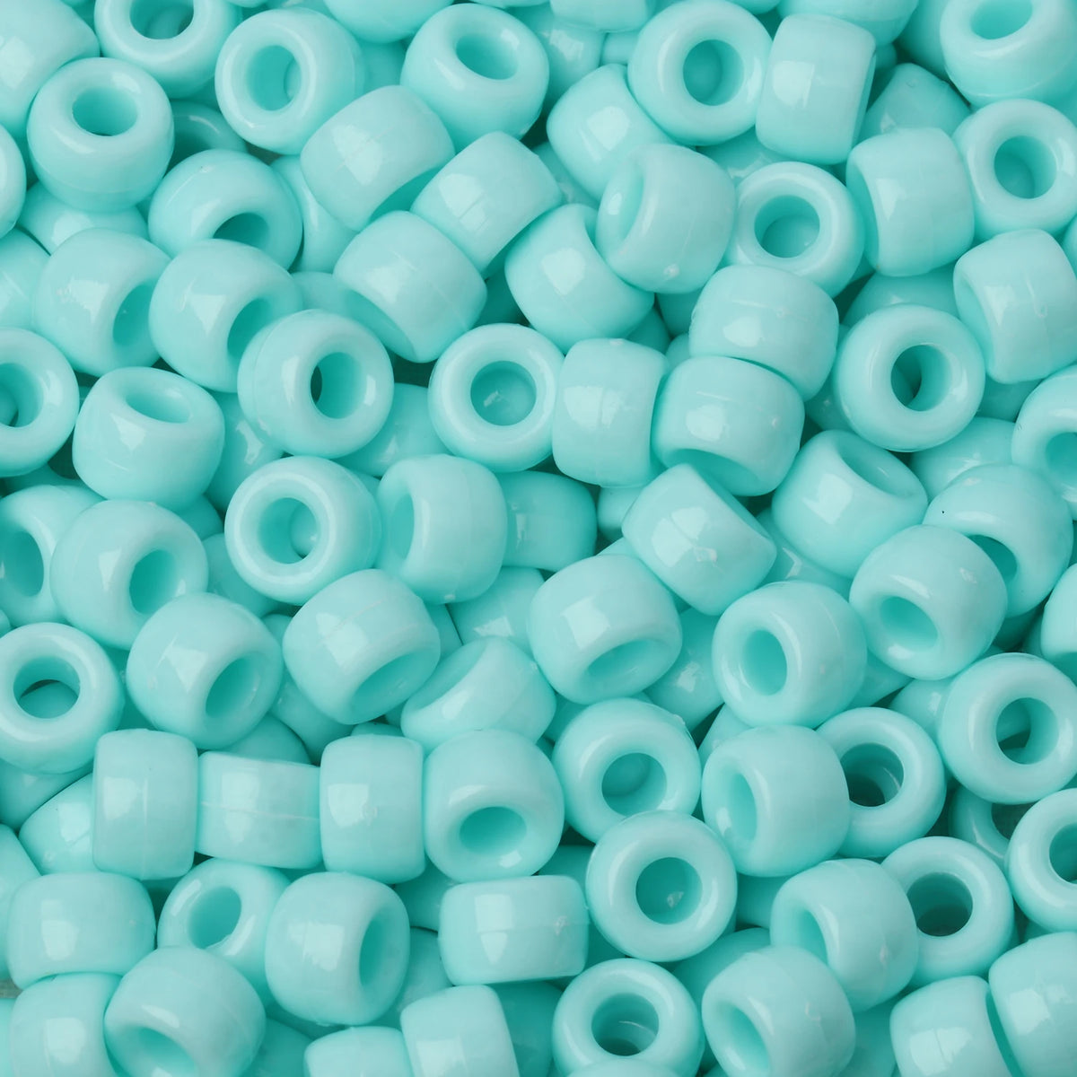 100pcs 6x9mm Colorful Pony Beads Fashion Big Hole Acrylic Beads Kids DIY Bracelet Necklace Making HandCrafts Girls Hair Beads