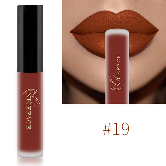 NICEFACE Lip Gloss 26 Colors Waterproof Long Lasting Moisturizing Lip Gloss