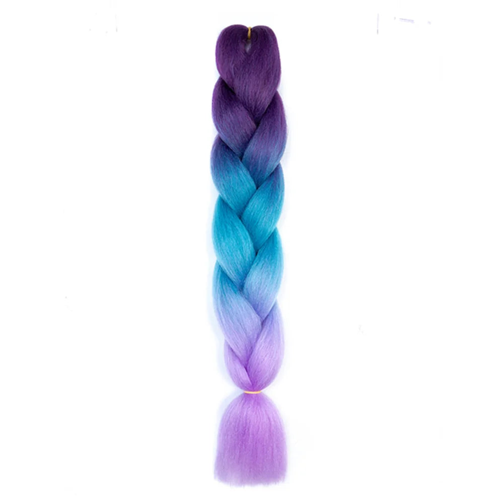 24 Inches Ombre Jumbo Braiding Hair Synthetic