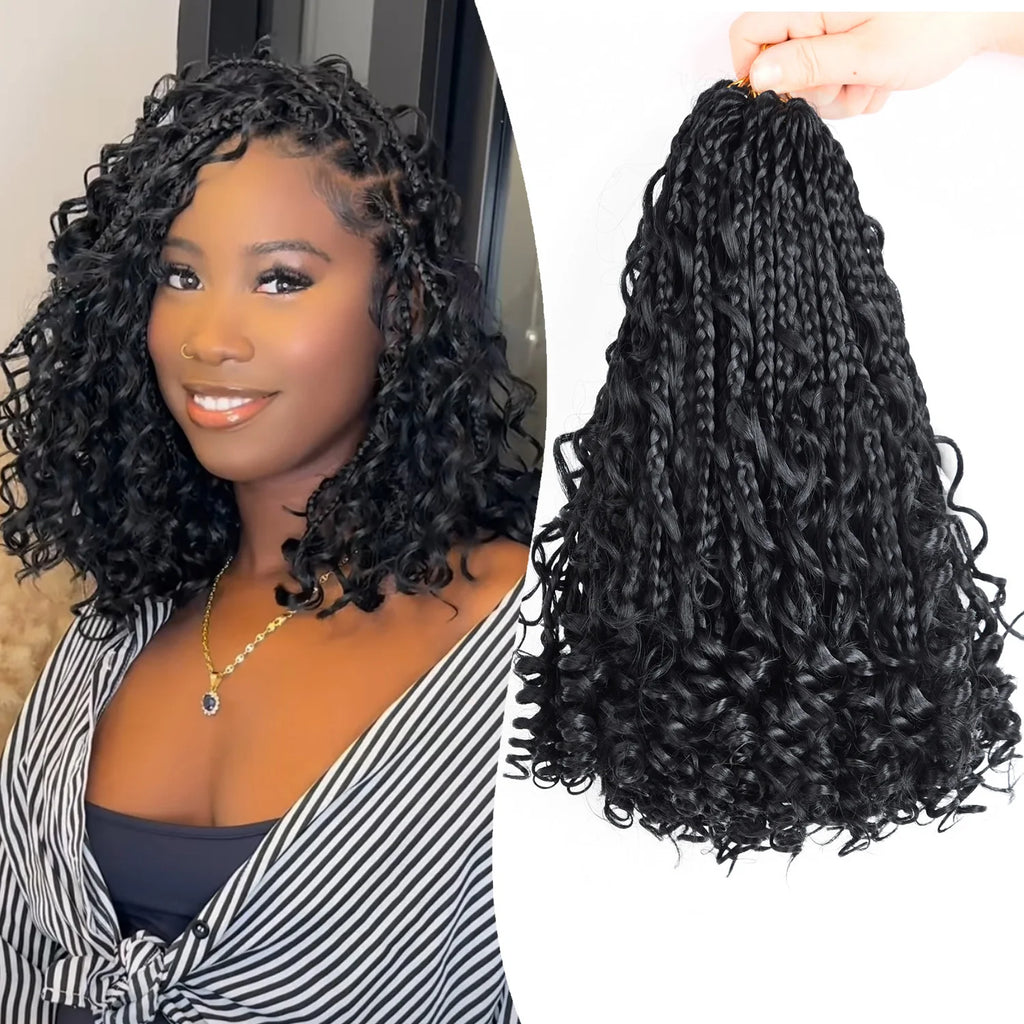 10 Inch Goddess Braids Crochet Hair