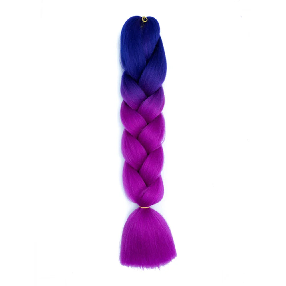 24 Inches Ombre Jumbo Braiding Hair Synthetic