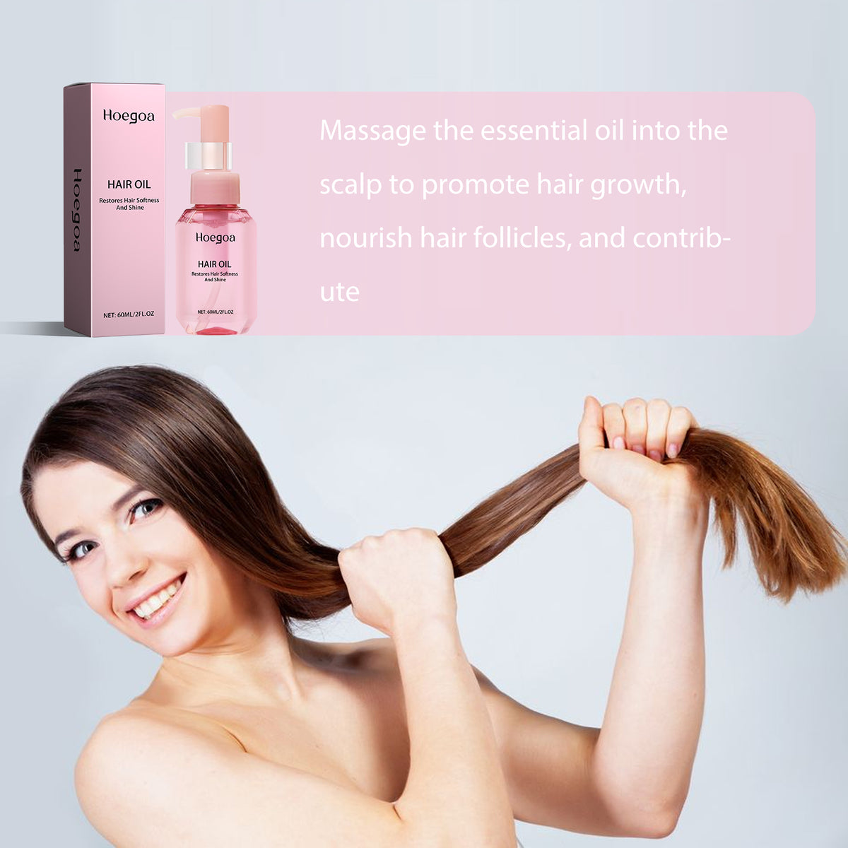 Hair Care Essential Oil, Smoothing Hair Repair Hair End Bifurcated Dry Hair Impetuous Dense Hair Solid Hair Fluffy Hair
