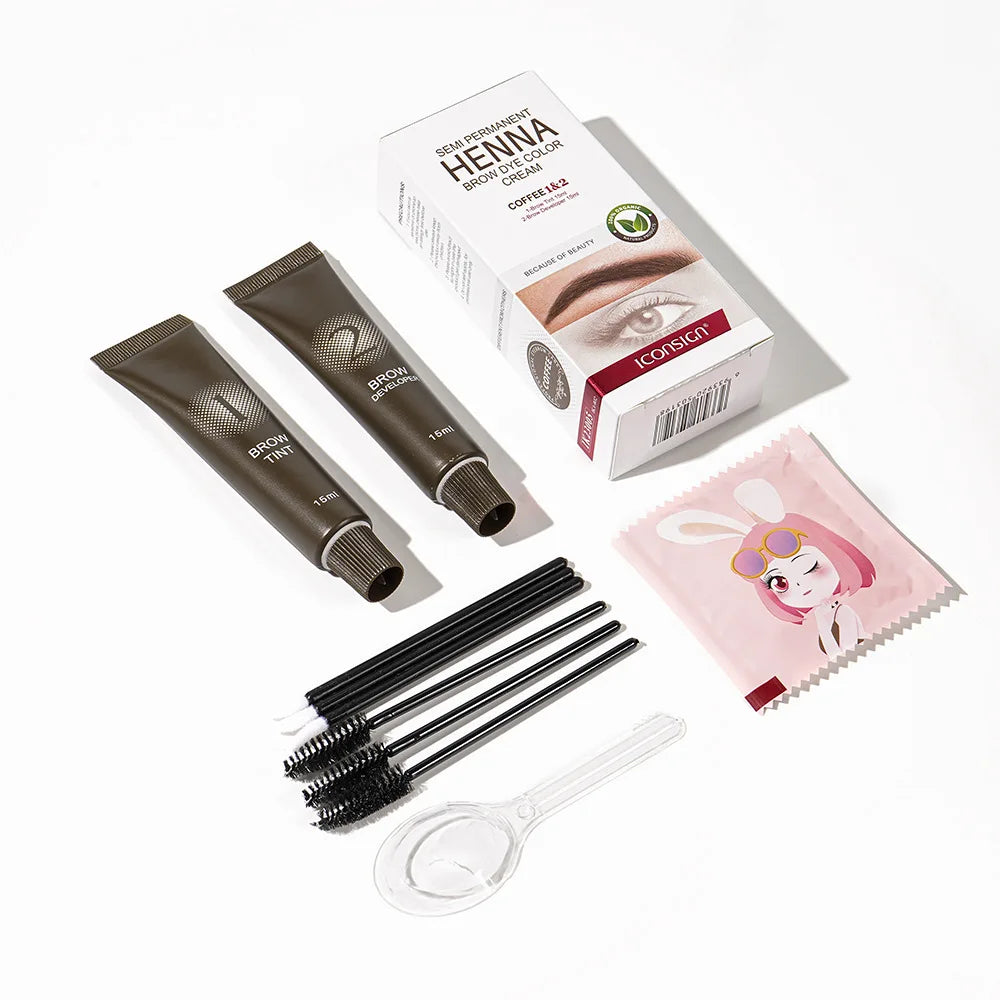 Professional Henna Eyelash Eyebrow Dye Tint