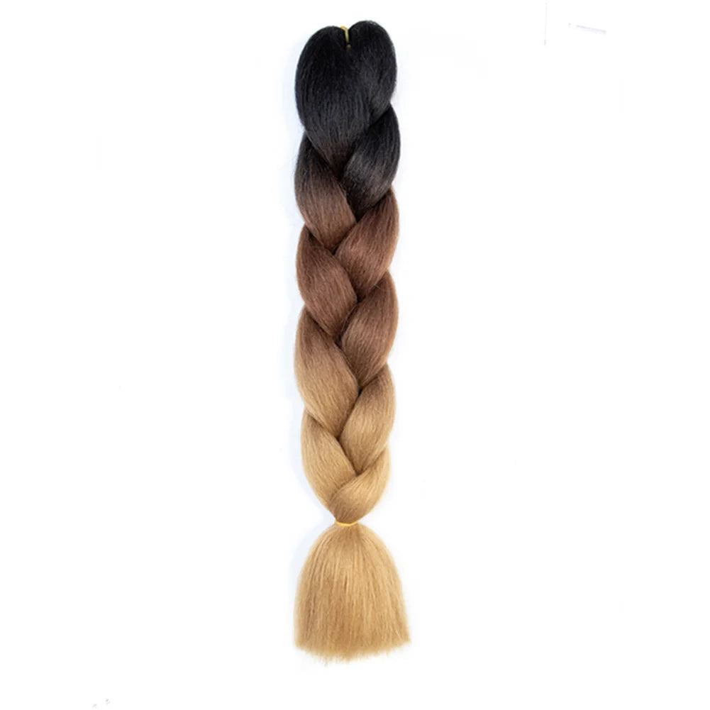 24 Inches Ombre Jumbo Braiding Hair Synthetic