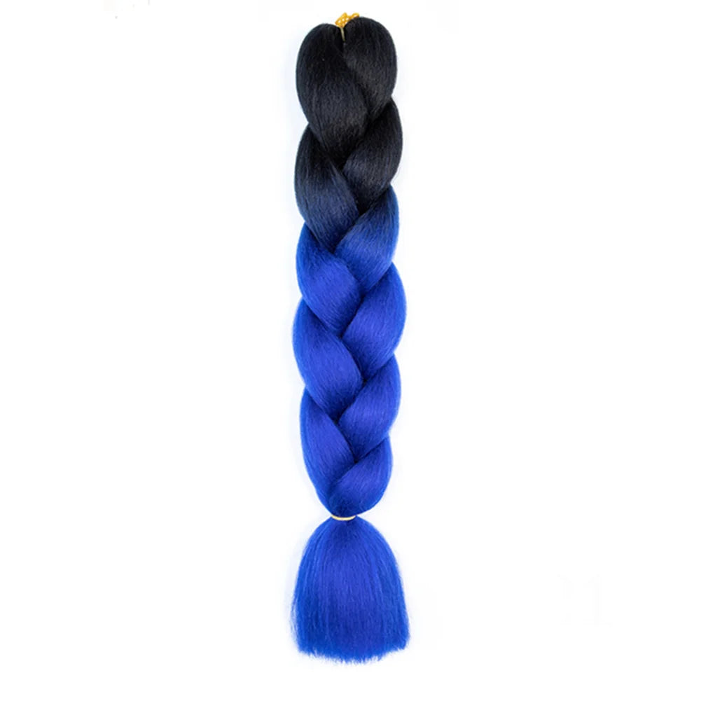 24 Inches Ombre Jumbo Braiding Hair Synthetic